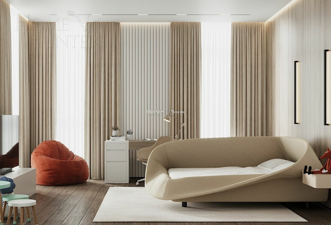 4-этажный таунхаус 311 м² без отделки