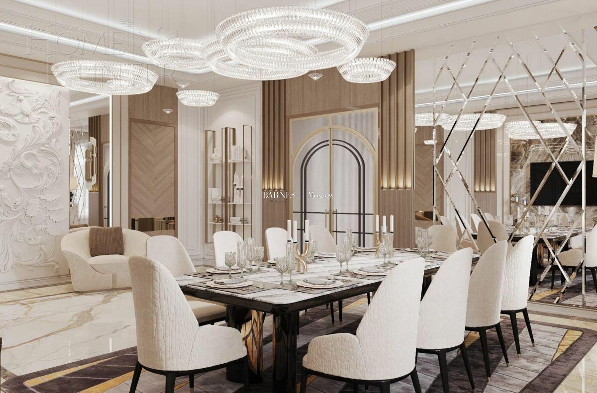 2-этажный коттедж 1 400 м² без отделки