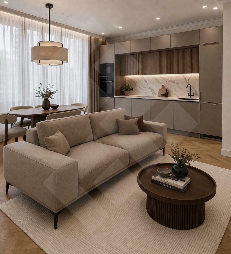 3-КОМН. КВАРТИРА С ОТДЕЛКОЙ 65 М² НА 8 ЭТАЖЕ