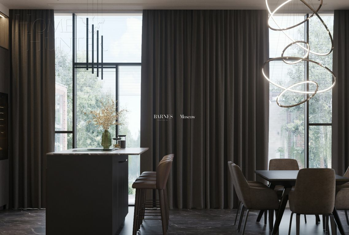 4-этажный таунхаус 311 м² без отделки