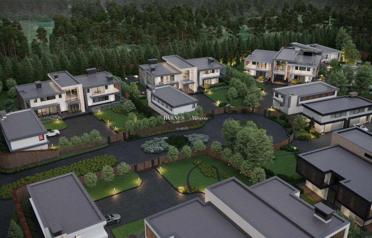 2-этажный коттедж 2 206 м² без отделки