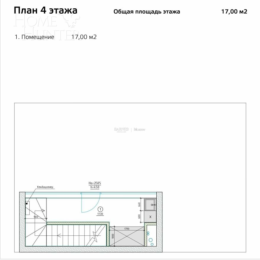 4-этажный таунхаус 278 м² с отделкой