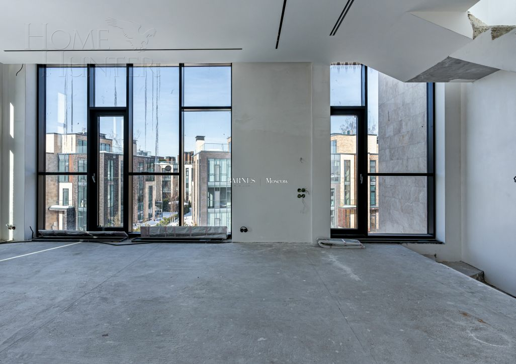 4-этажный таунхаус 311 м² без отделки