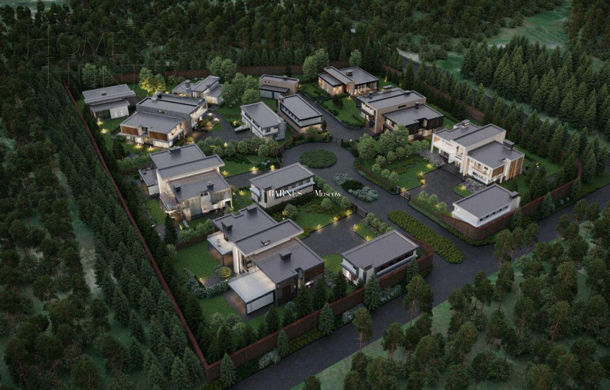 2-этажный коттедж 1 391 м² без отделки