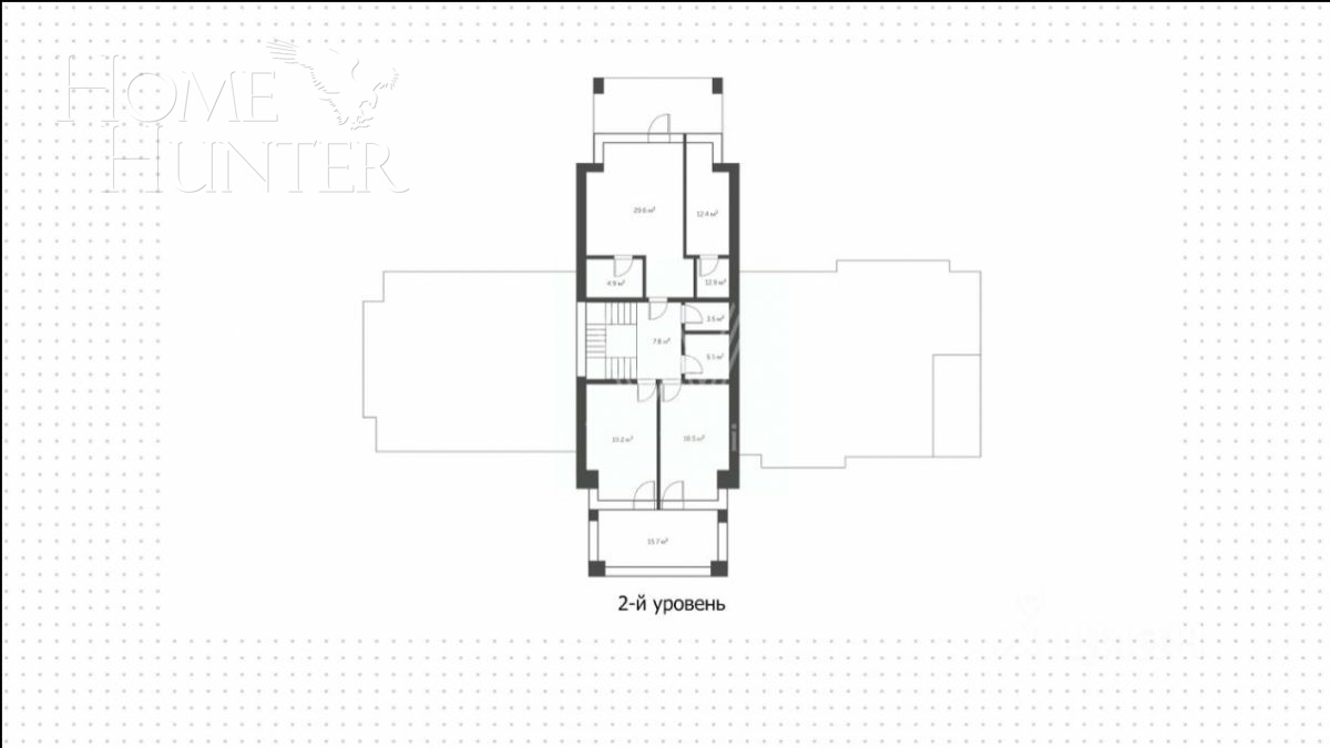 2-этажный коттедж 450 м² с отделкой