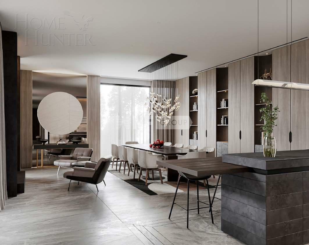 2-этажный коттедж 1 100 м² с отделкой