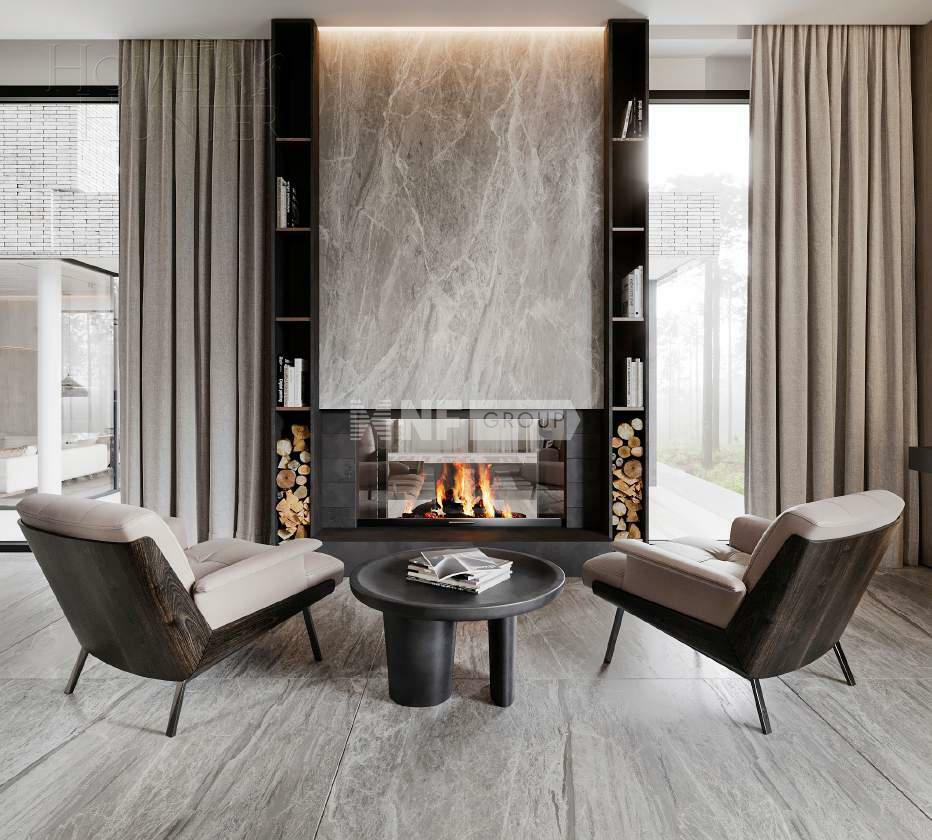 2-этажный коттедж 1 100 м² с отделкой