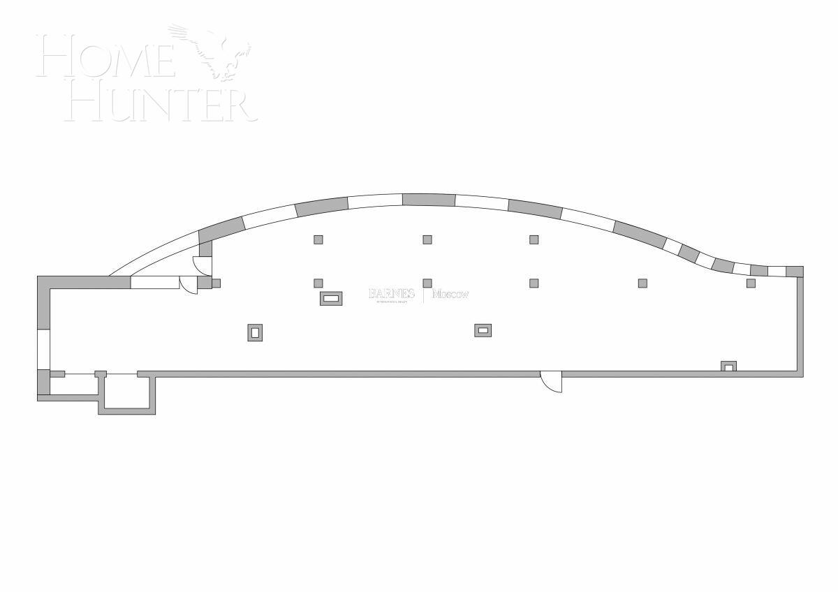 5-КОМН. АПАРТАМЕНТЫ БЕЗ ОТДЕЛКИ 249 М² НА 4 ЭТАЖЕ