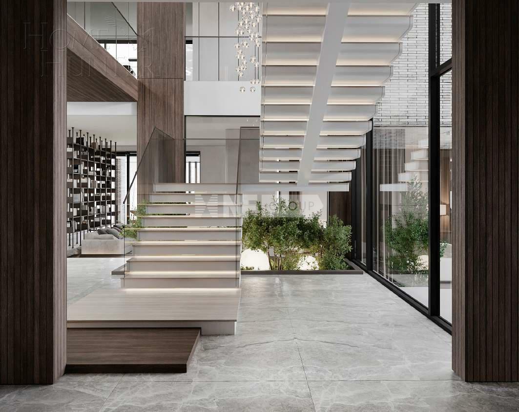 2-этажный коттедж 1 100 м² с отделкой