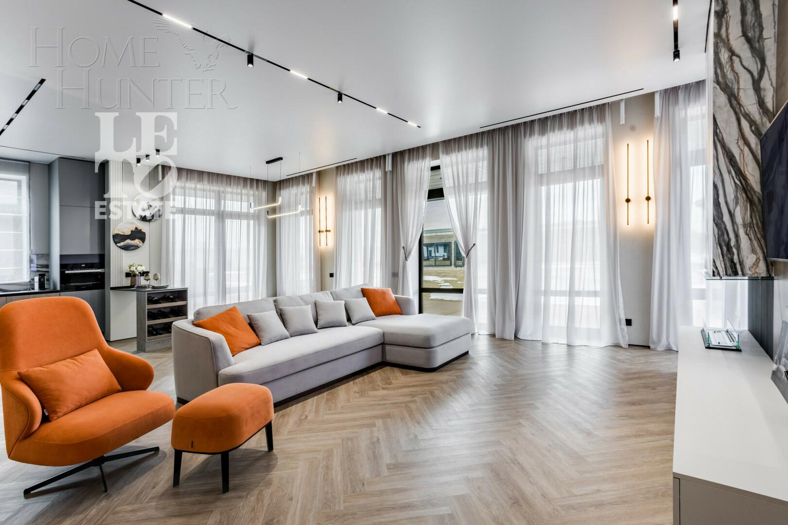 2-этажный коттедж 390 м² с отделкой