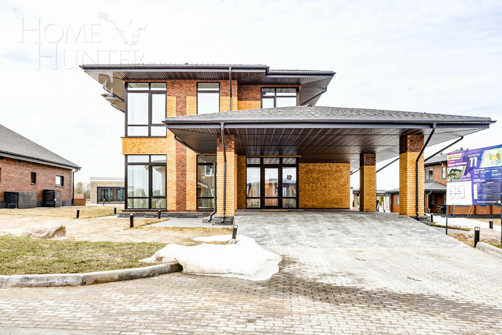 2-этажный коттедж 390 м² с отделкой