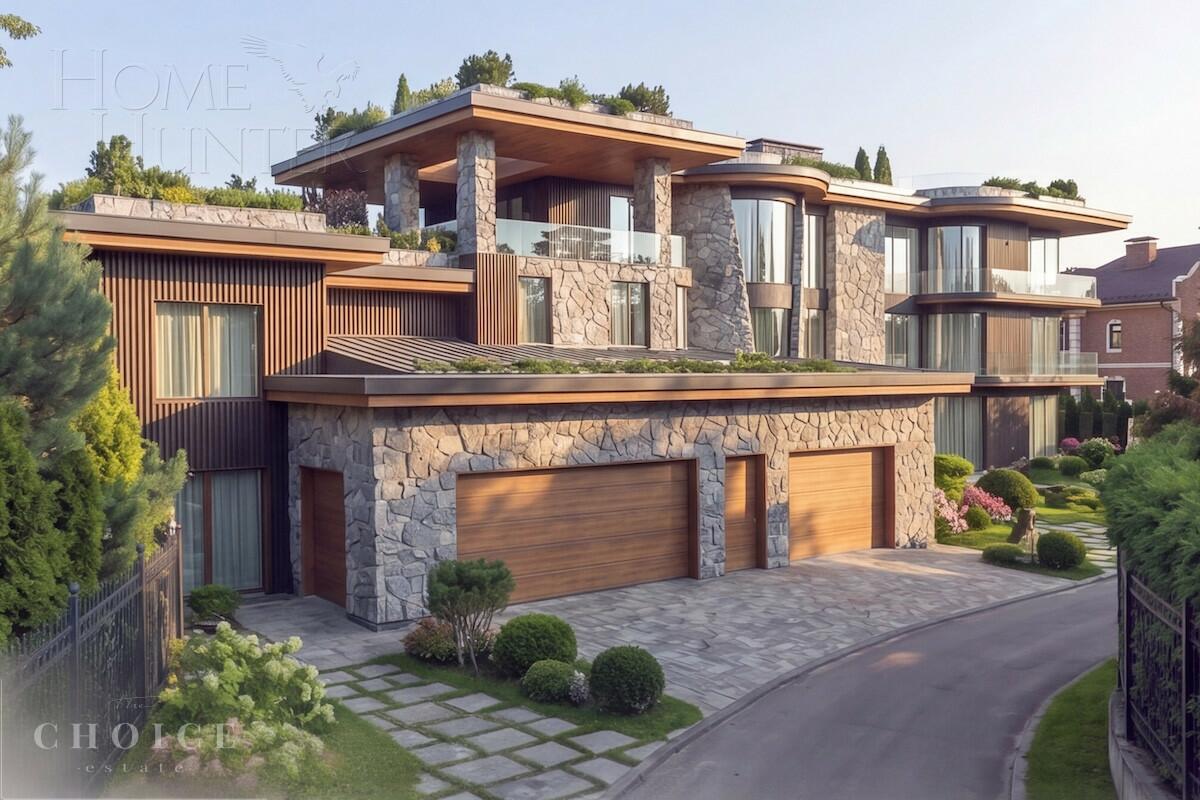 3-этажный коттедж 1 451 м² без отделки