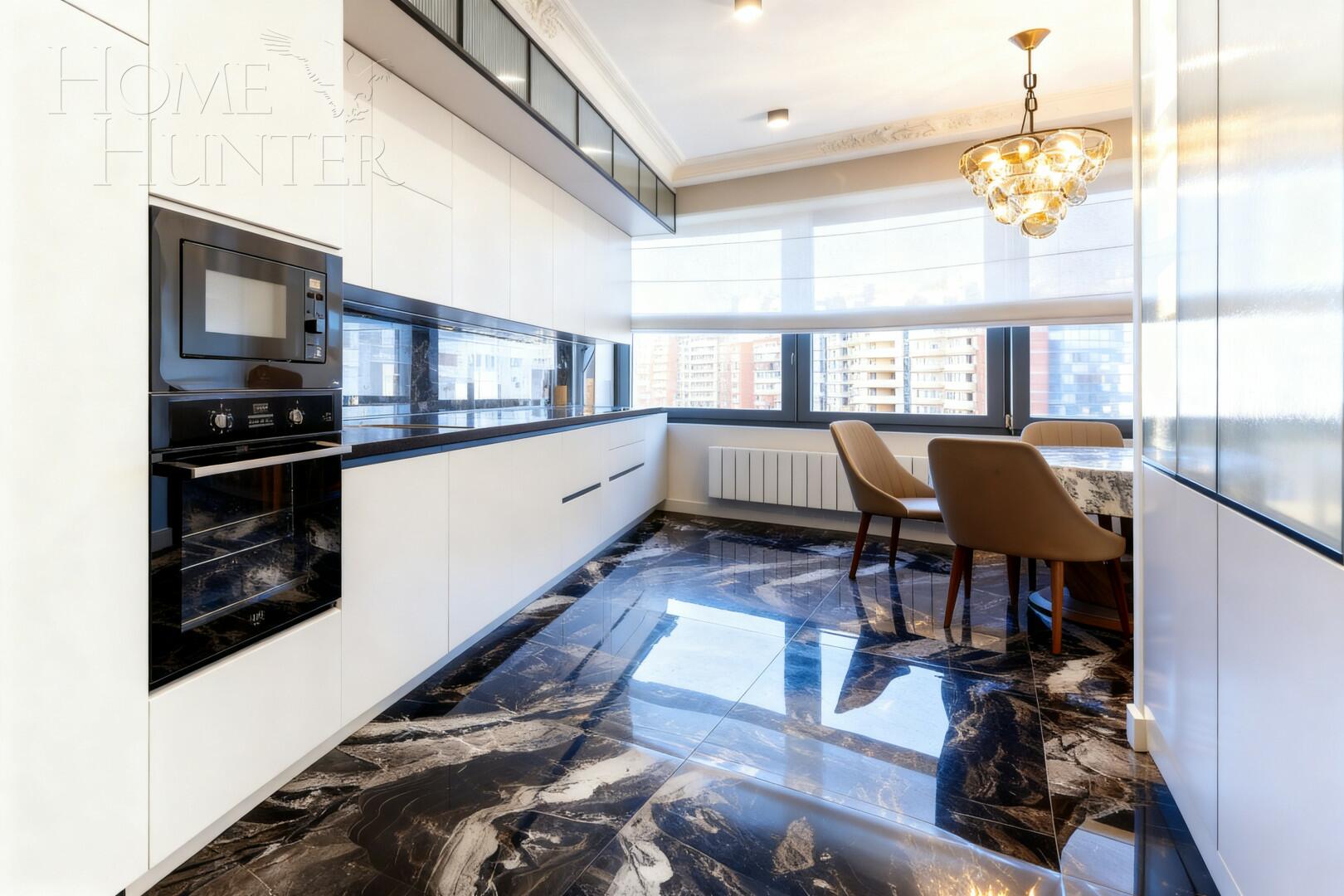 4-КОМН. КВАРТИРА С ОТДЕЛКОЙ 161 М² НА 15 ЭТАЖЕ