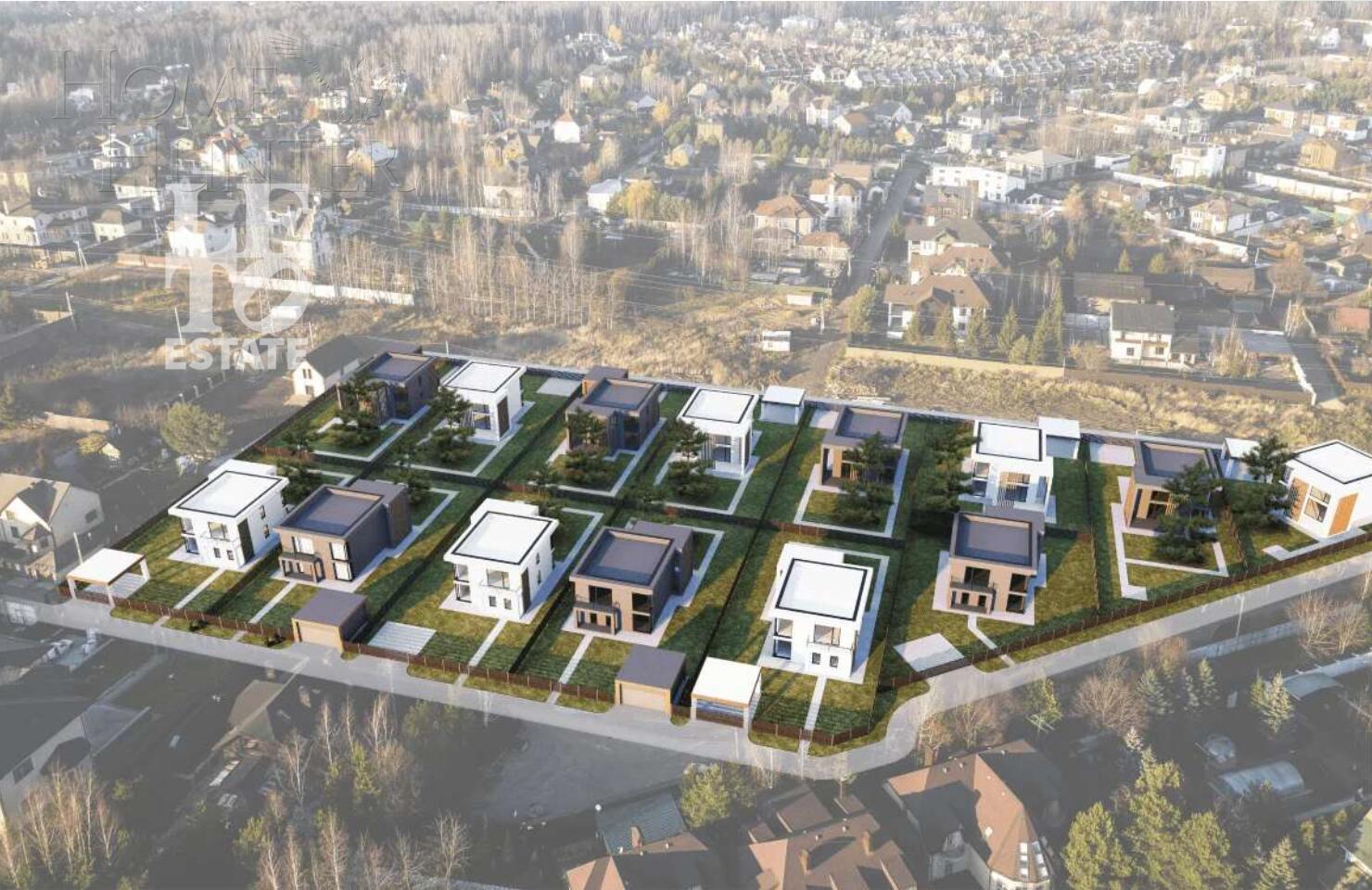 2-этажный коттедж 261 м² без отделки