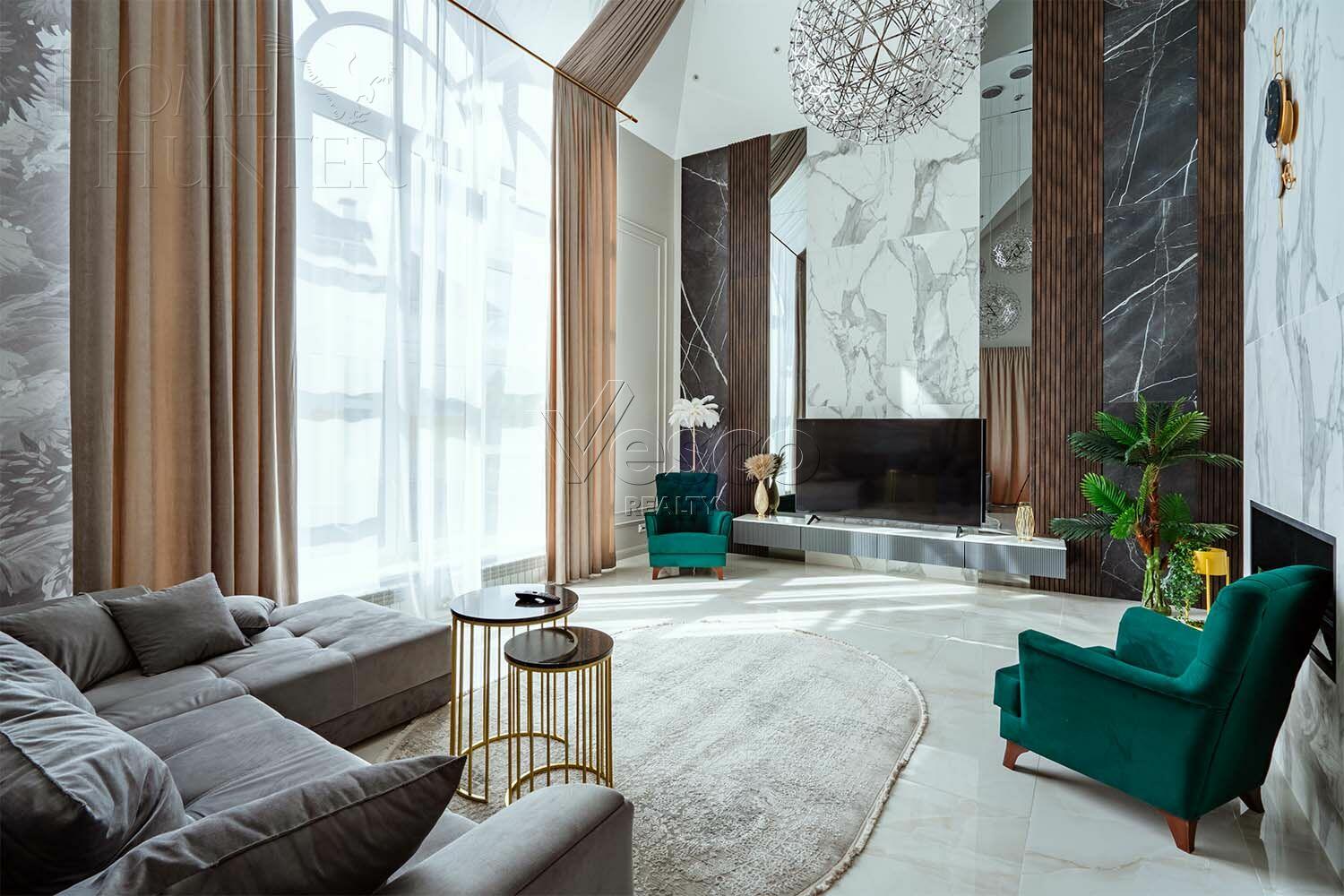 2-этажный коттедж 440 м² с отделкой