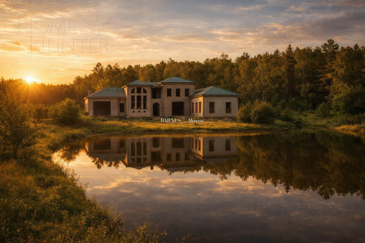 2-этажный коттедж 1 400 м² без отделки