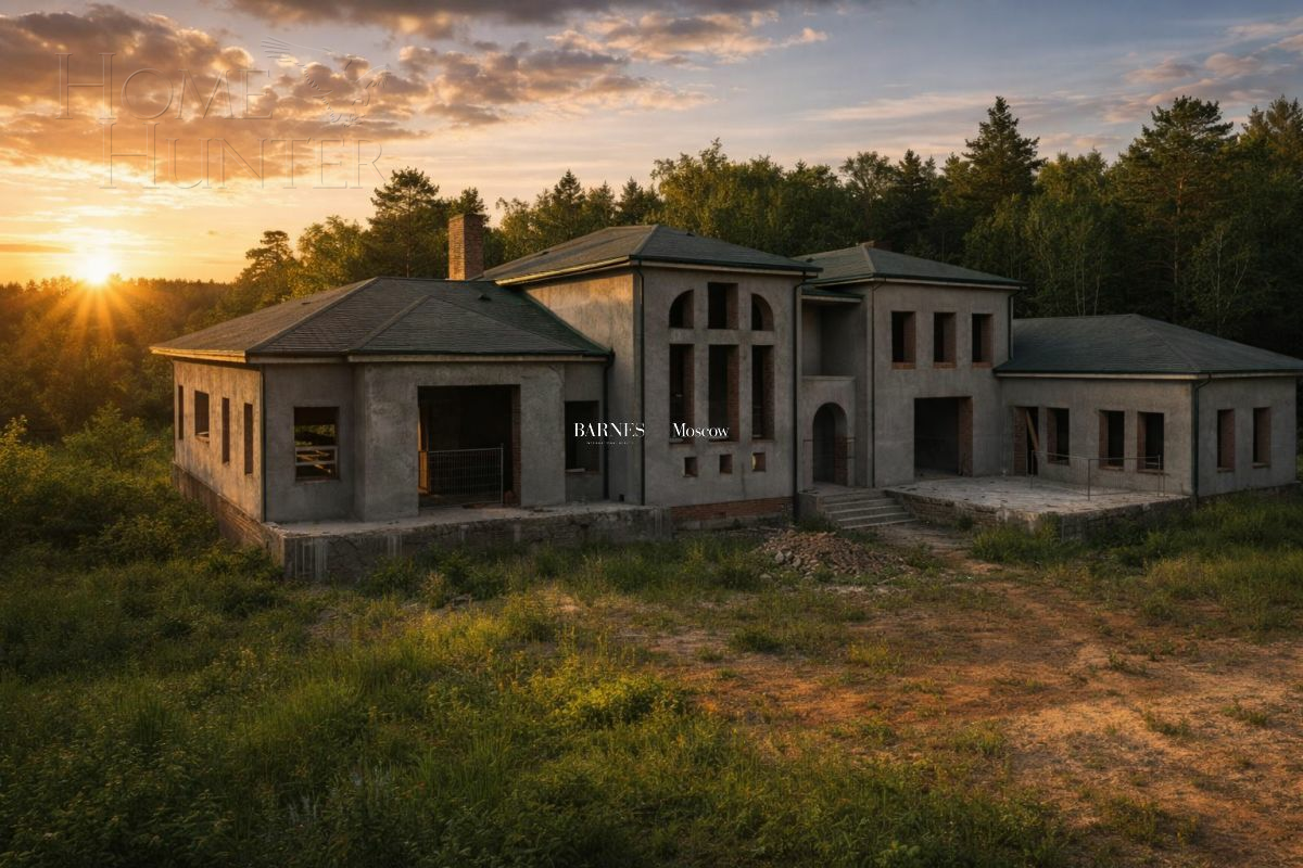 2-этажный коттедж 1 400 м² без отделки