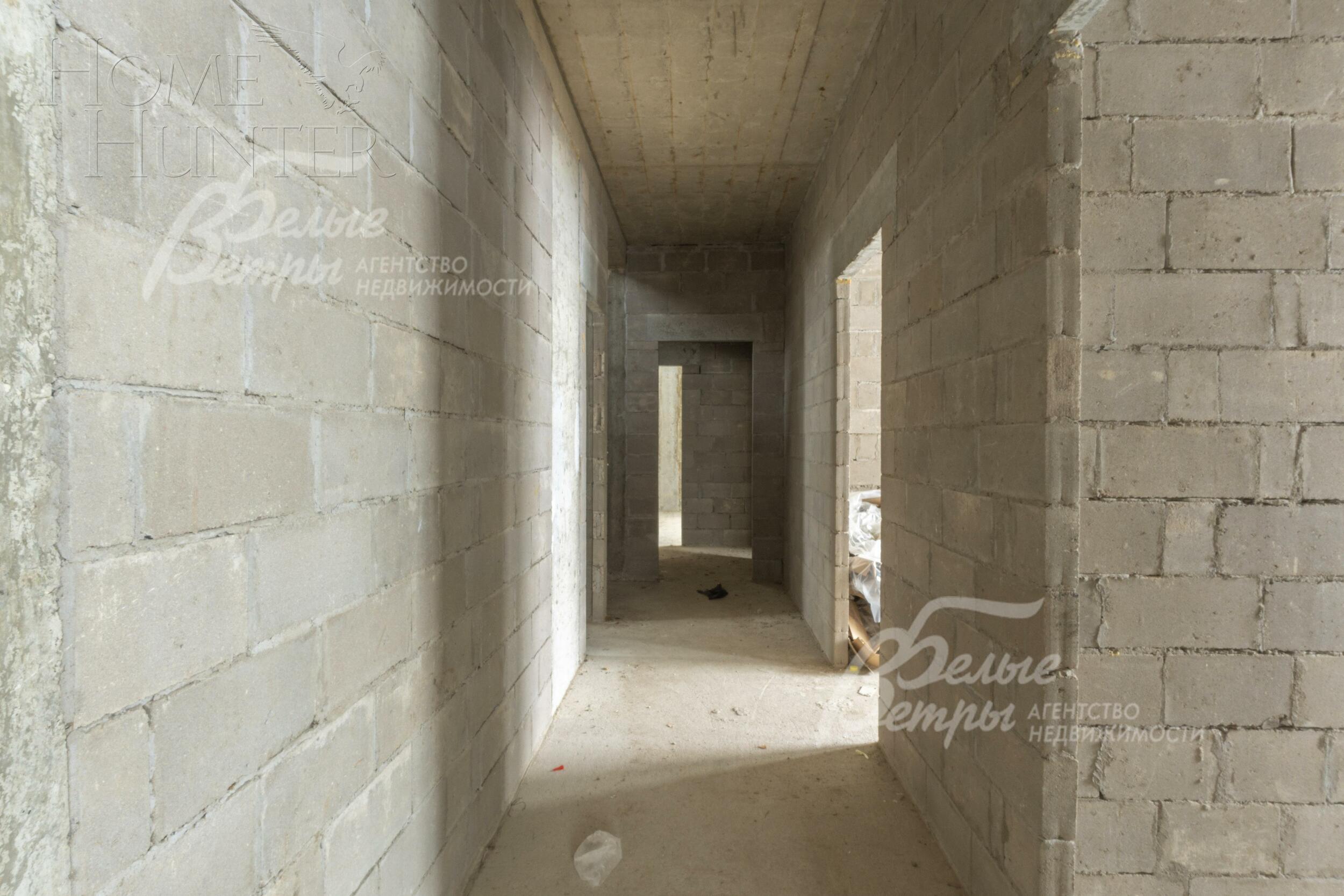 2-этажный коттедж 214 м² без отделки