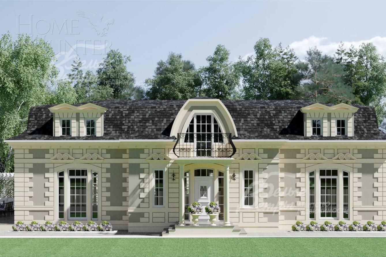 2-этажный коттедж 214 м² без отделки