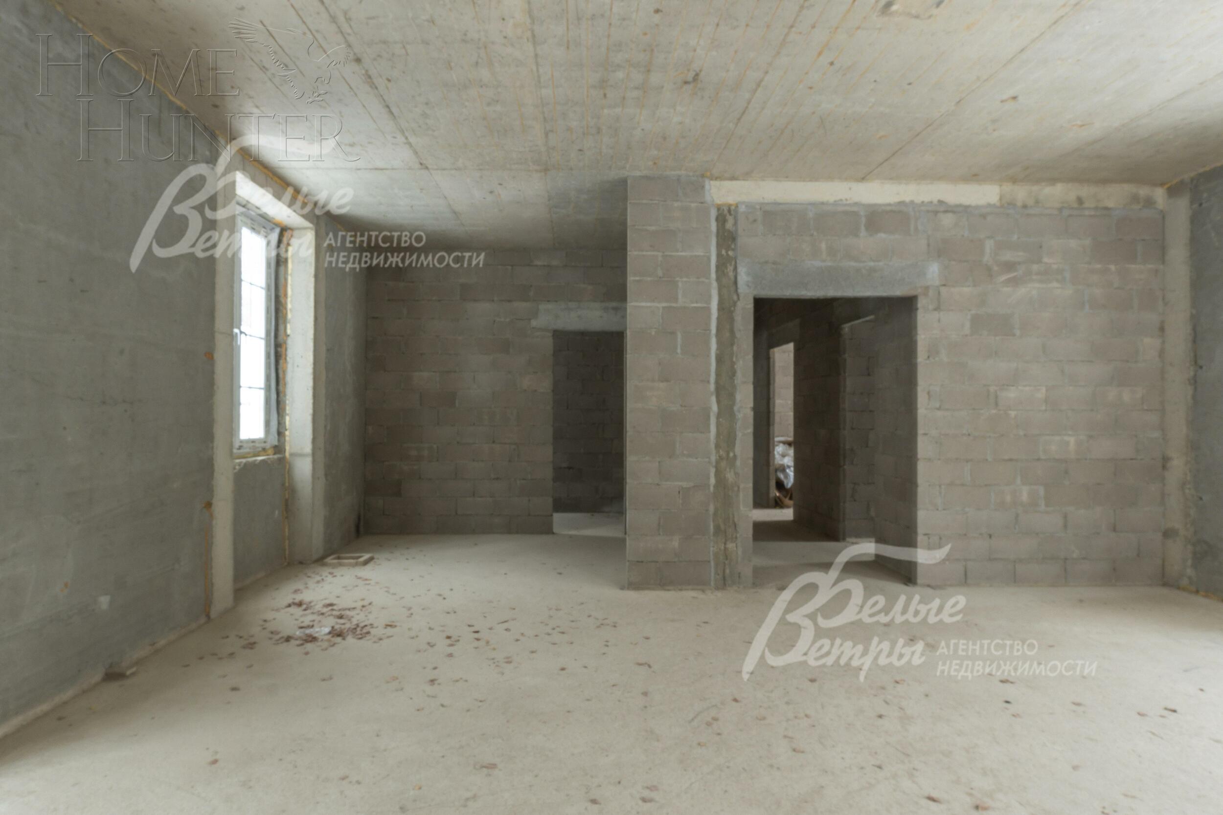 2-этажный коттедж 214 м² без отделки