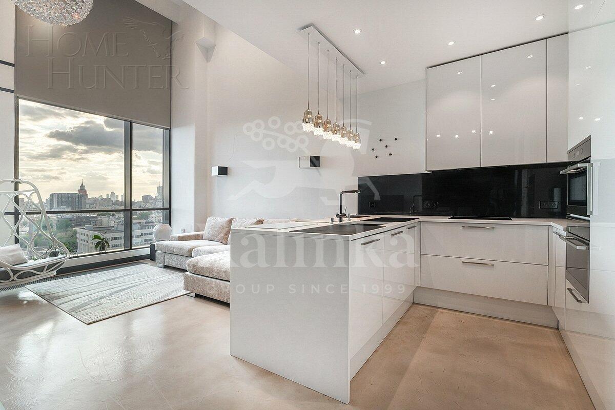 2-УРОВНЕВЫЕ АПАРТАМЕНТЫ С ОТДЕЛКОЙ 91 М² НА 7 ЭТАЖЕ