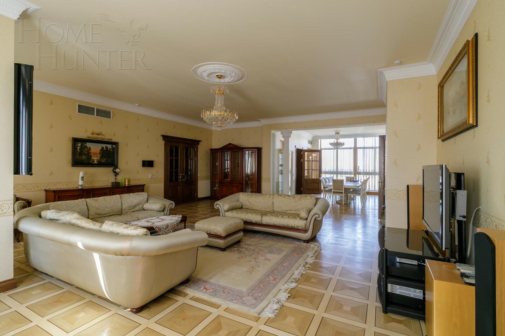 6-КОМН. КВАРТИРА С ОТДЕЛКОЙ 464 М² НА 15 ЭТАЖЕ