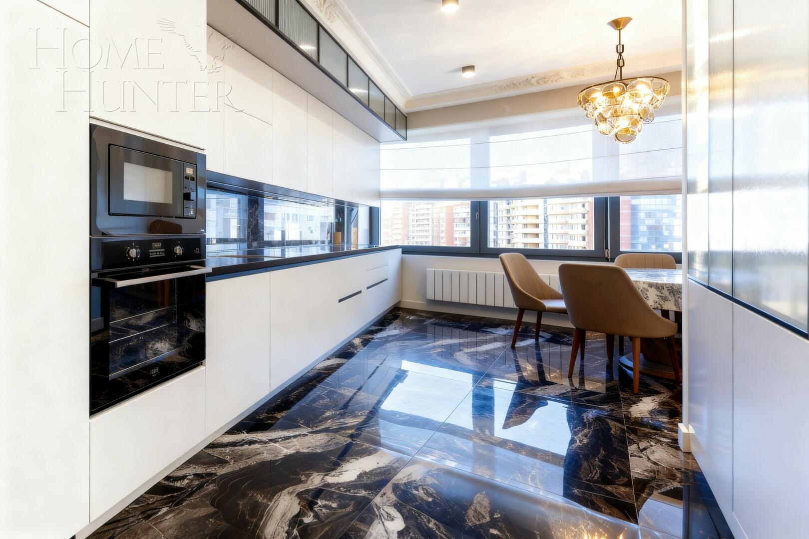 4-КОМН. КВАРТИРА С ОТДЕЛКОЙ 161 М² НА 15 ЭТАЖЕ