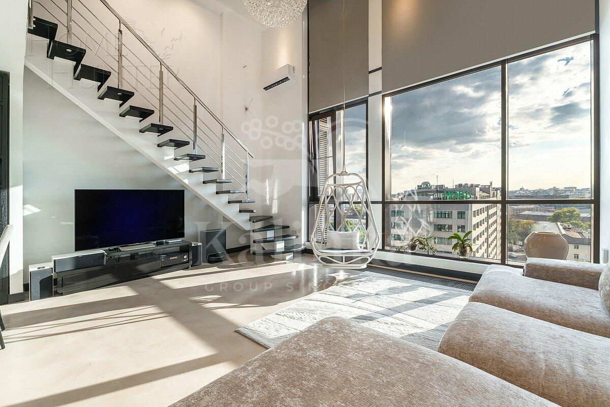 2-УРОВНЕВЫЕ АПАРТАМЕНТЫ С ОТДЕЛКОЙ 91 М² НА 7 ЭТАЖЕ