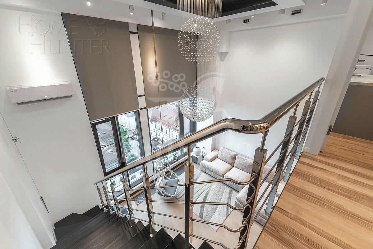 2-УРОВНЕВЫЕ АПАРТАМЕНТЫ С ОТДЕЛКОЙ 91 М² НА 7 ЭТАЖЕ