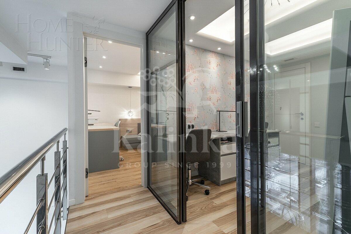 2-УРОВНЕВЫЕ АПАРТАМЕНТЫ С ОТДЕЛКОЙ 91 М² НА 7 ЭТАЖЕ