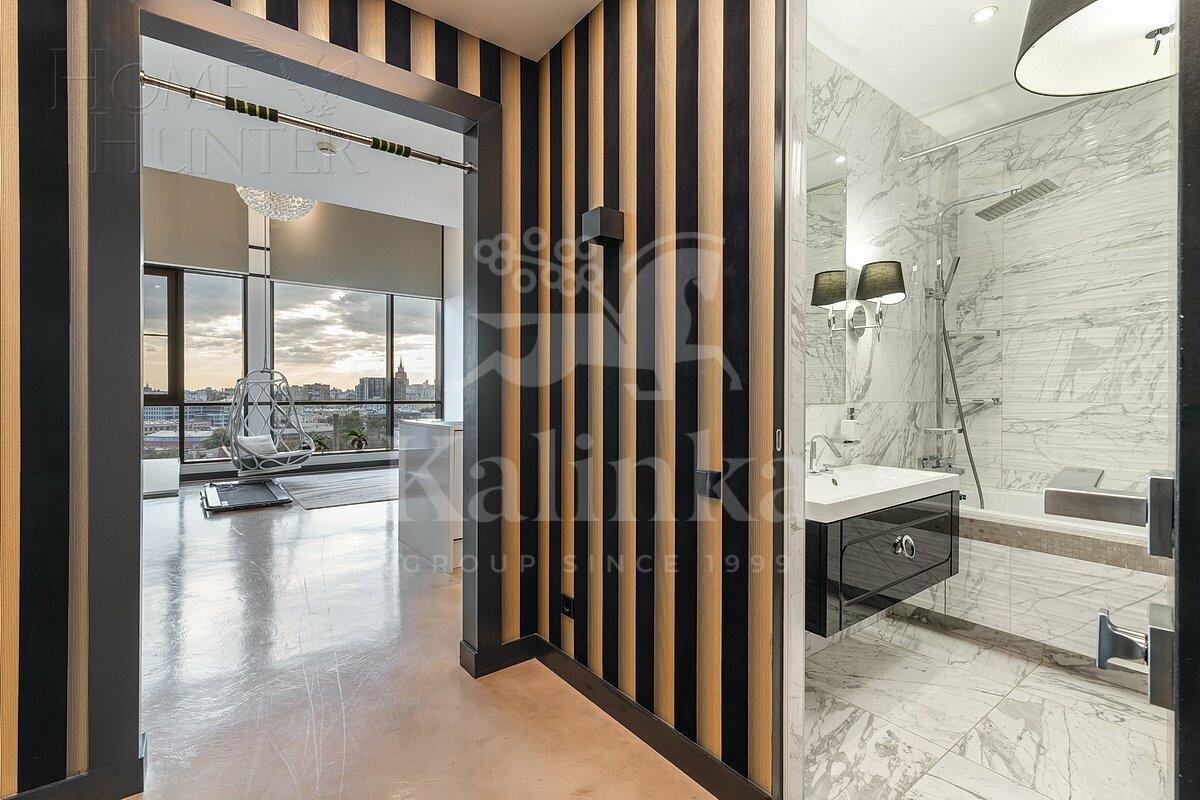 2-УРОВНЕВЫЕ АПАРТАМЕНТЫ С ОТДЕЛКОЙ 91 М² НА 7 ЭТАЖЕ