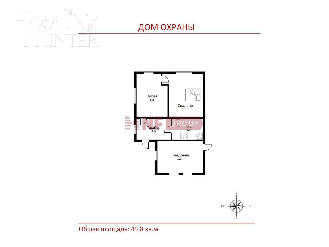 2-этажный коттедж 1 081.6 м² с отделкой