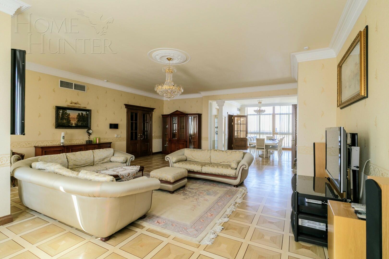6-КОМН. КВАРТИРА С ОТДЕЛКОЙ 464 М² НА 15 ЭТАЖЕ