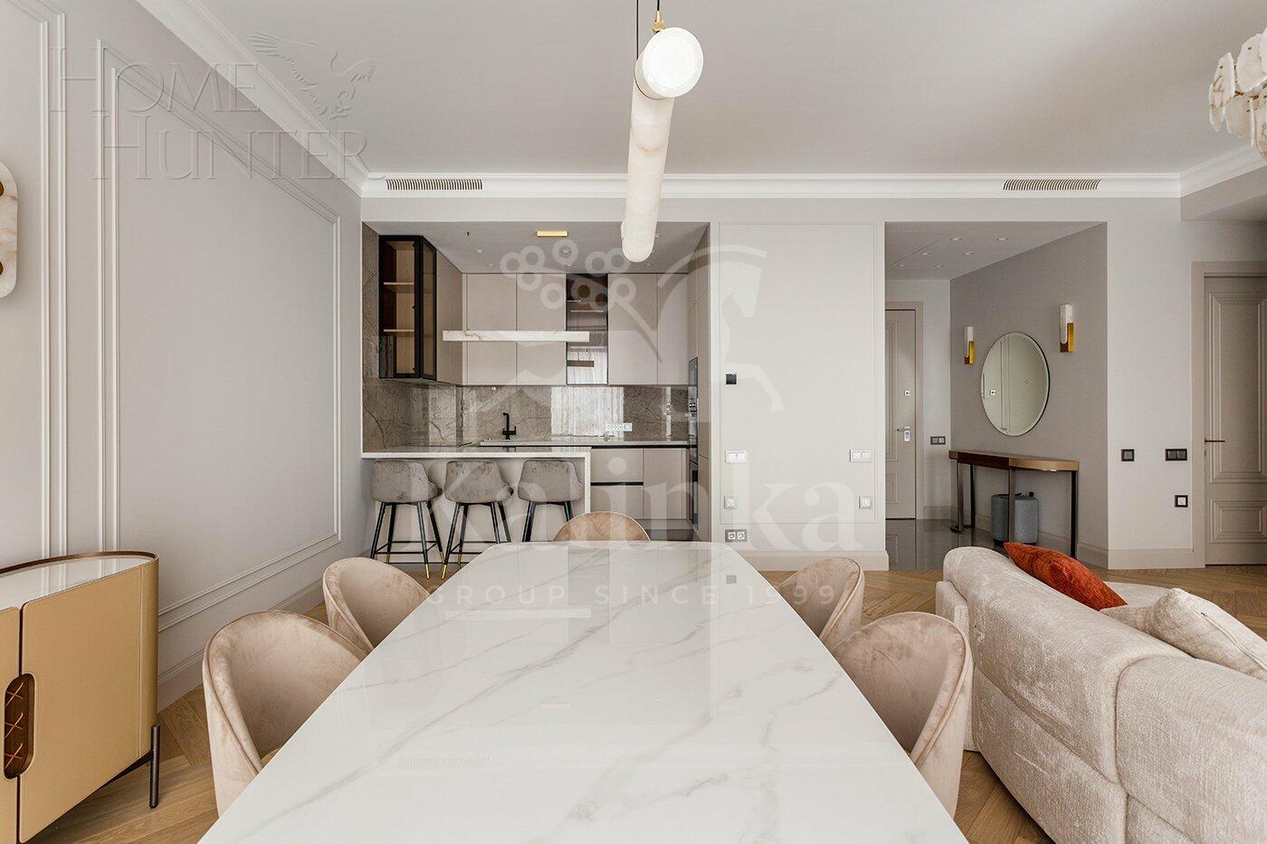 4-КОМН. КВАРТИРА С ОТДЕЛКОЙ 132 М² НА 39 ЭТАЖЕ