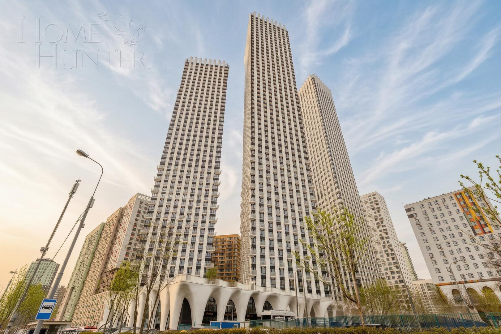 3-КОМН. КВАРТИРА С ОТДЕЛКОЙ 108.6 М² НА 52 ЭТАЖЕ