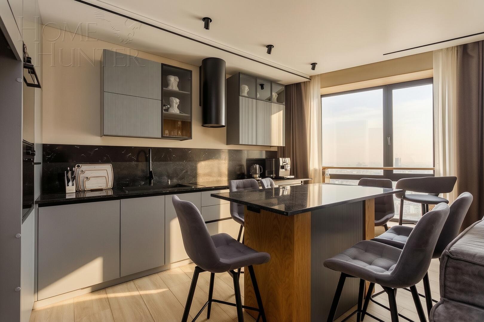 3-КОМН. КВАРТИРА С ОТДЕЛКОЙ 108.6 М² НА 52 ЭТАЖЕ