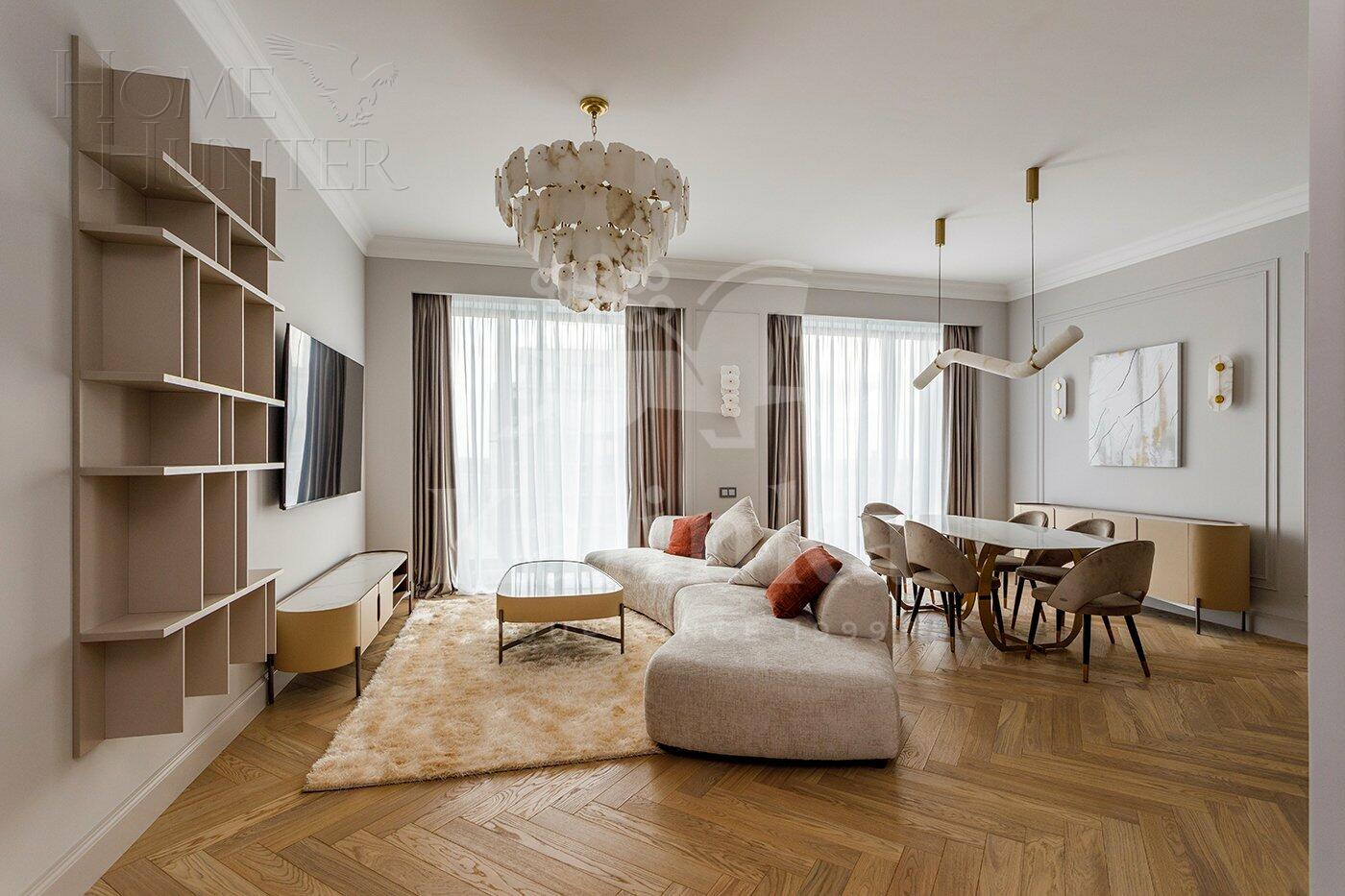 4-КОМН. КВАРТИРА С ОТДЕЛКОЙ 132 М² НА 39 ЭТАЖЕ