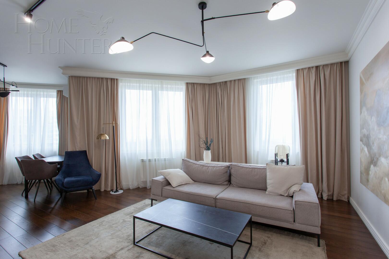 3-КОМН. КВАРТИРА С ОТДЕЛКОЙ 92 М² НА 19 ЭТАЖЕ