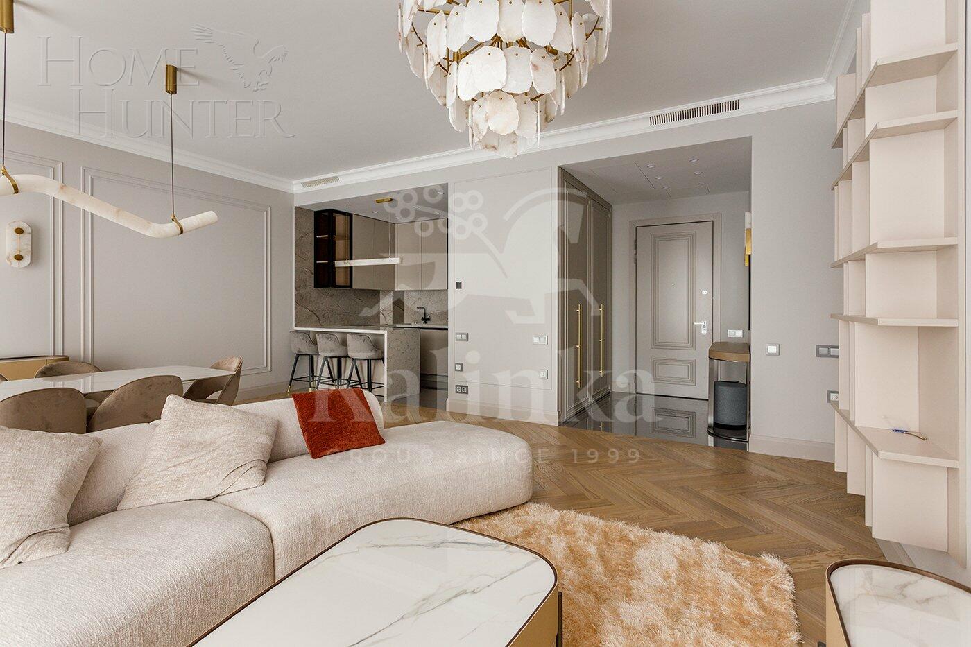 4-КОМН. КВАРТИРА С ОТДЕЛКОЙ 132 М² НА 39 ЭТАЖЕ