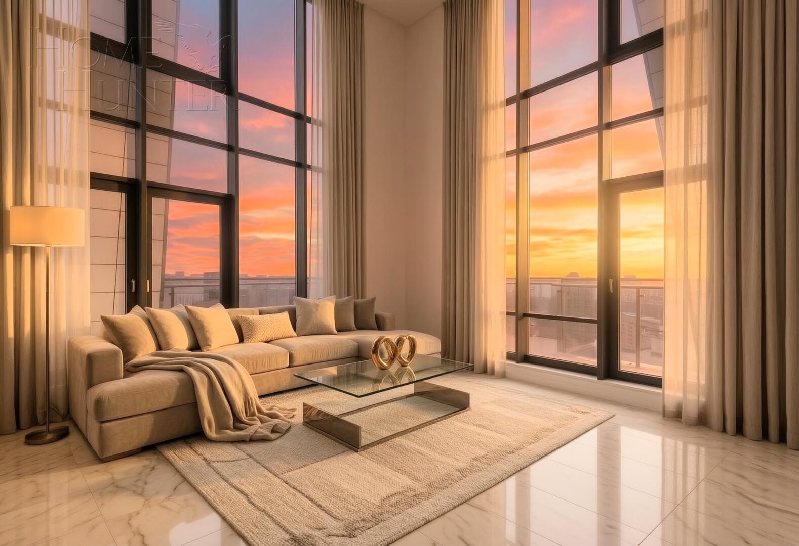 3-УРОВНЕВЫЙ ПЕНТХАУС БЕЗ ОТДЕЛКИ 208.5 М² НА 23 ЭТАЖЕ