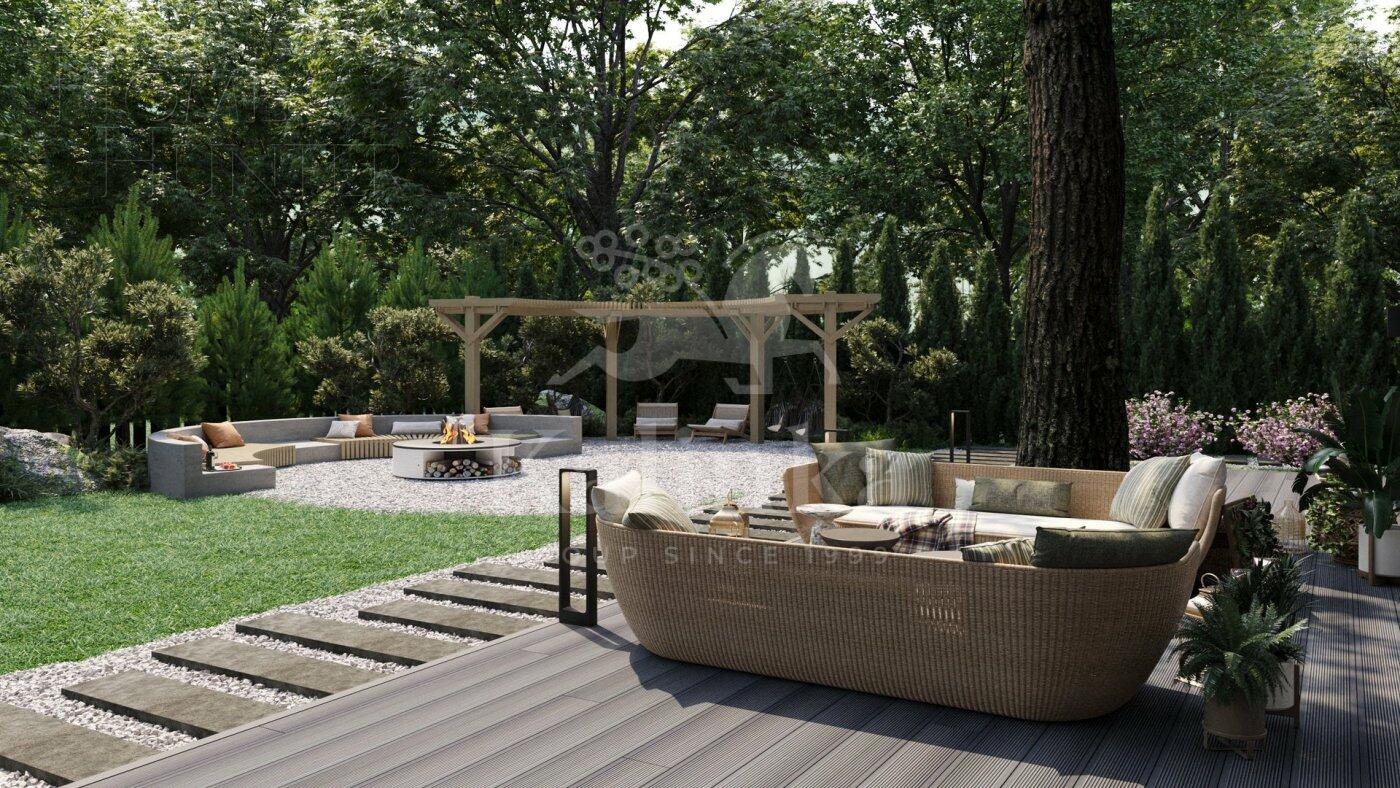 2-этажный коттедж 462 м² с отделкой