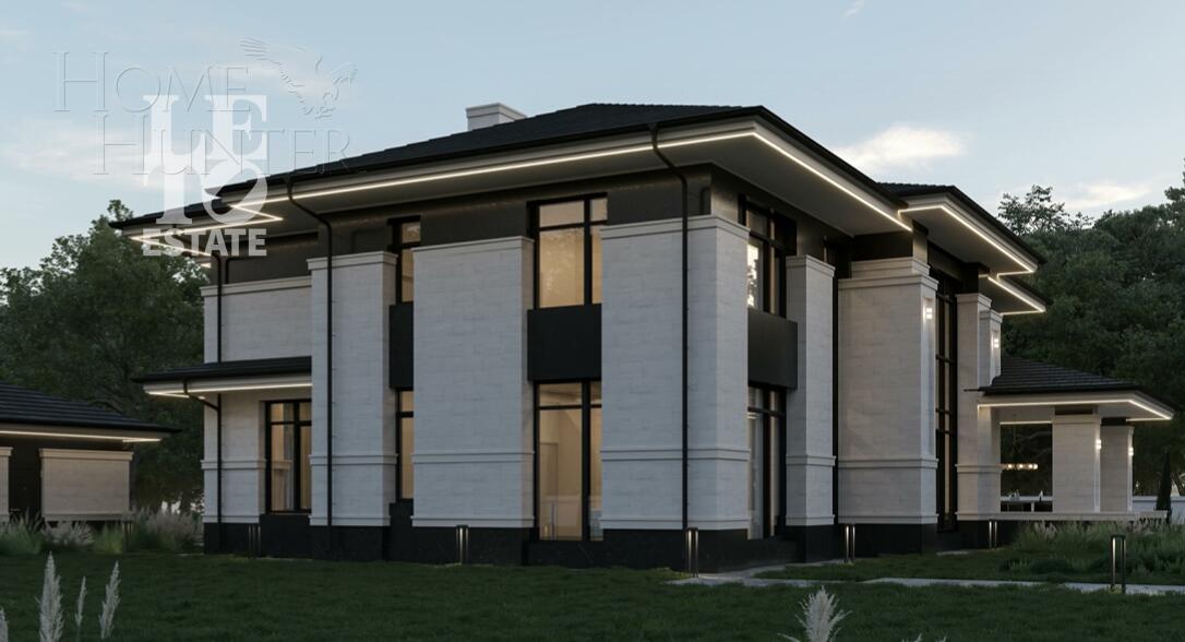 2-этажный коттедж 560 м² без отделки