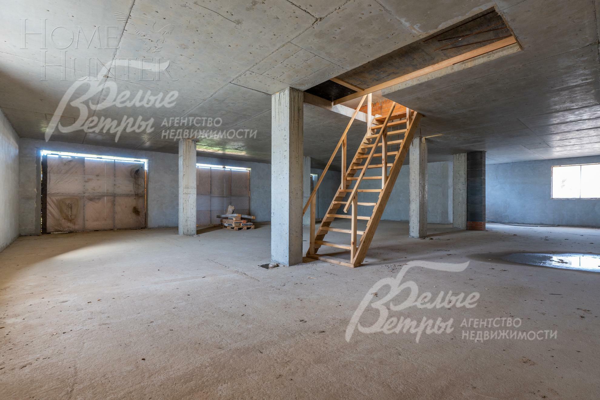 2-этажный коттедж 495 м² без отделки