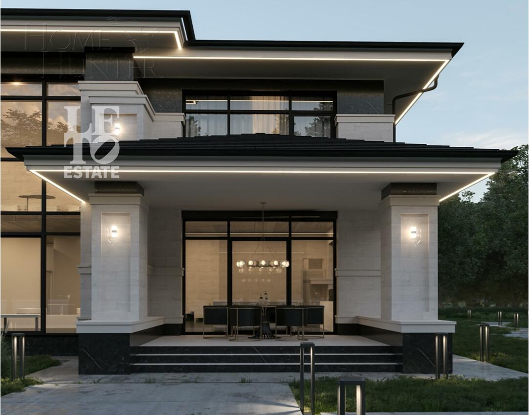 2-этажный коттедж 560 м² без отделки