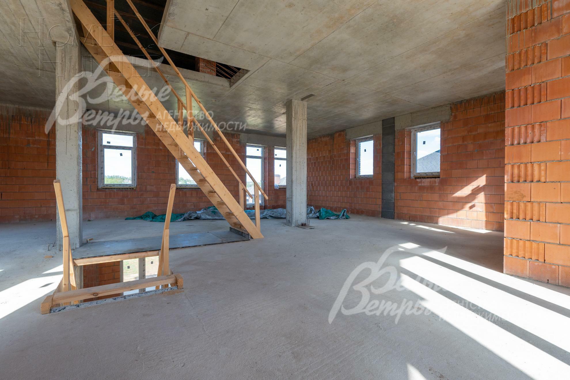 2-этажный коттедж 495 м² без отделки