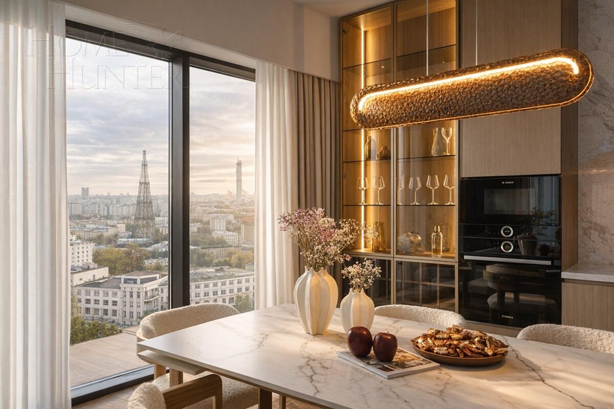 4-КОМН. КВАРТИРА С ОТДЕЛКОЙ 111 М² НА 24 ЭТАЖЕ