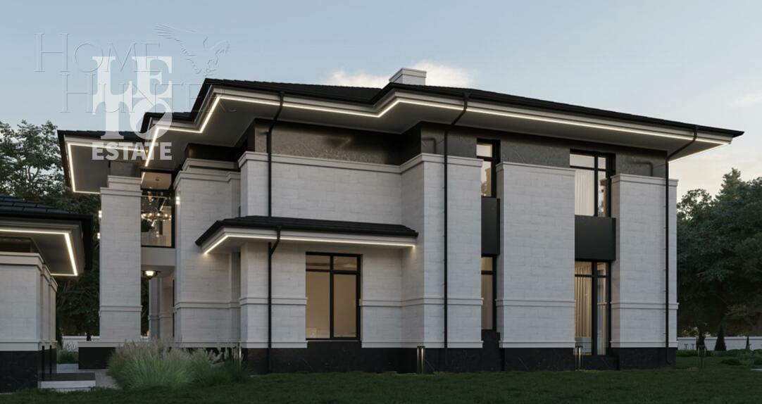 2-этажный коттедж 560 м² без отделки