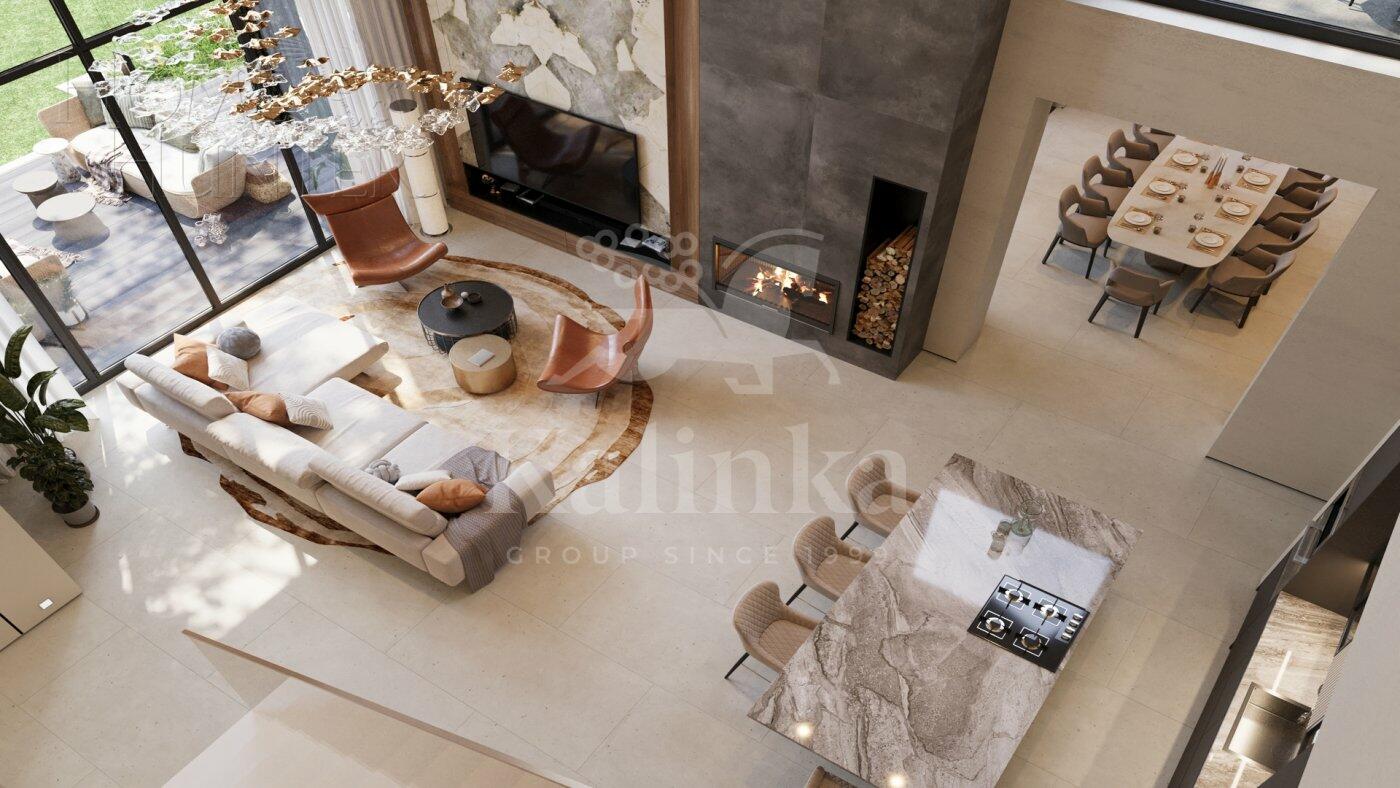 2-этажный коттедж 462 м² с отделкой