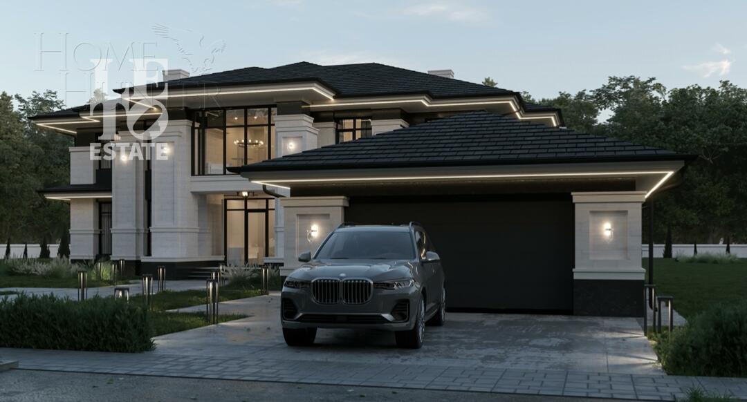 2-этажный коттедж 560 м² без отделки