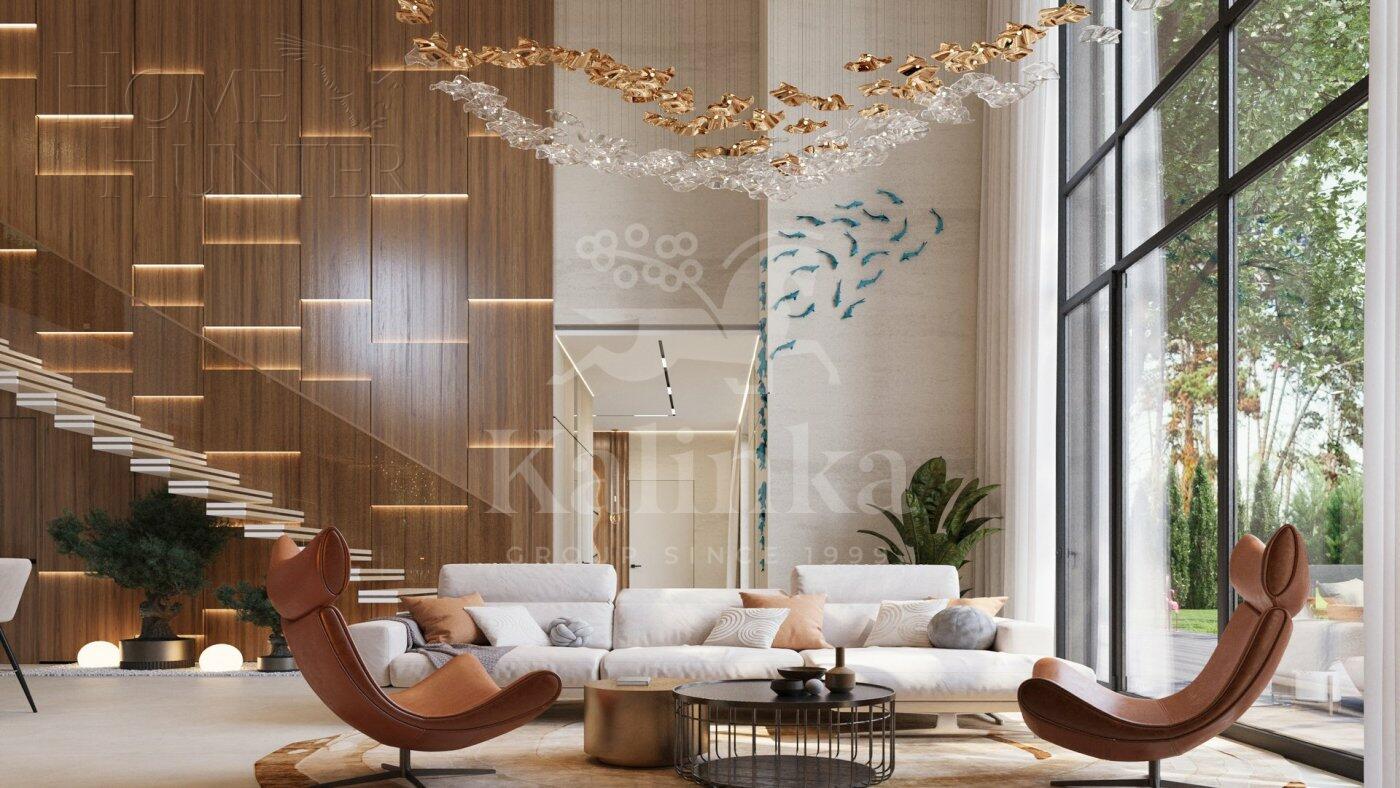 2-этажный коттедж 462 м² с отделкой